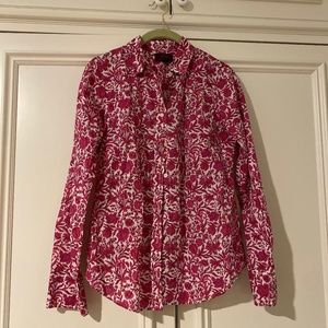 Jcrew button down in liberty pattern